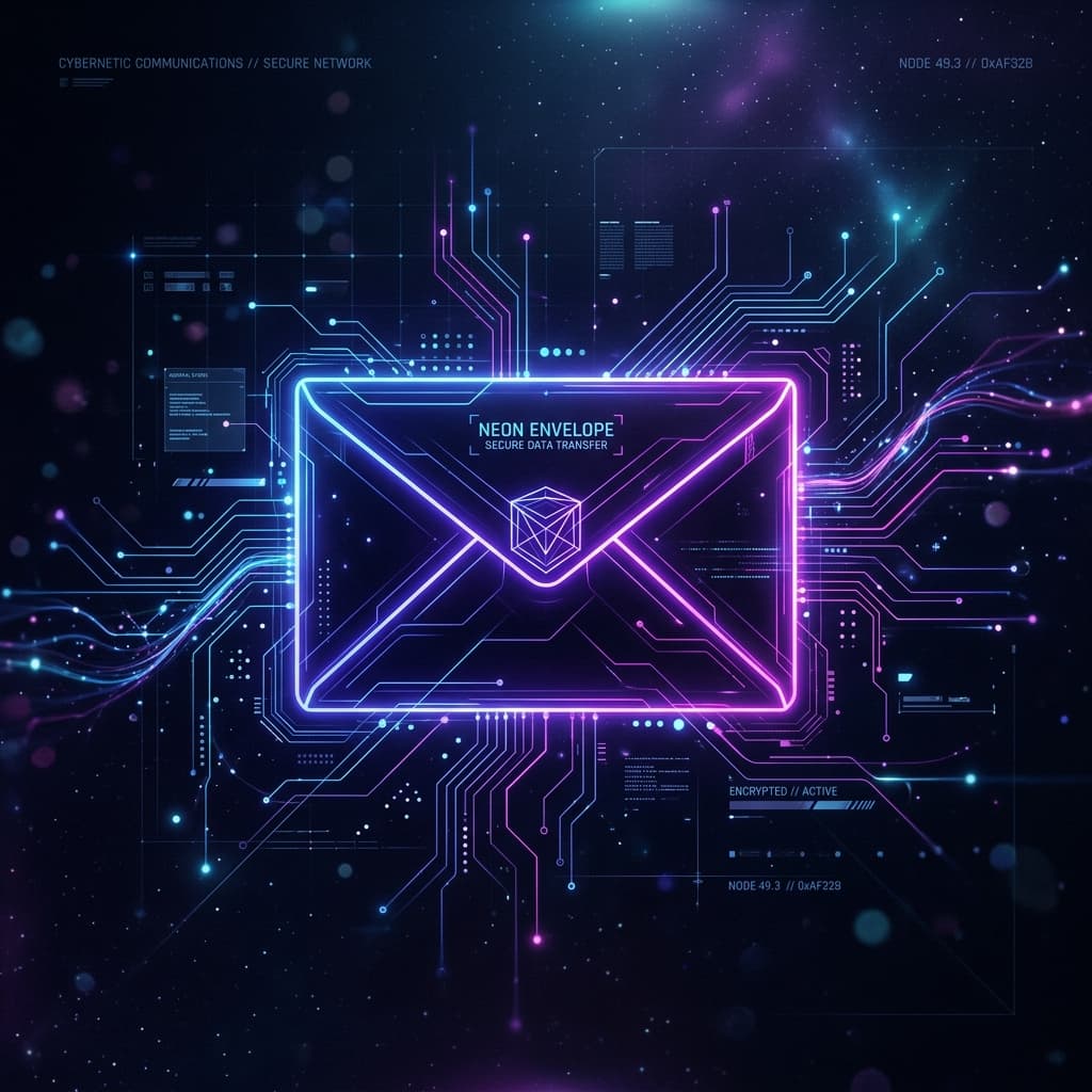 ColdMail AI Digital Artwork